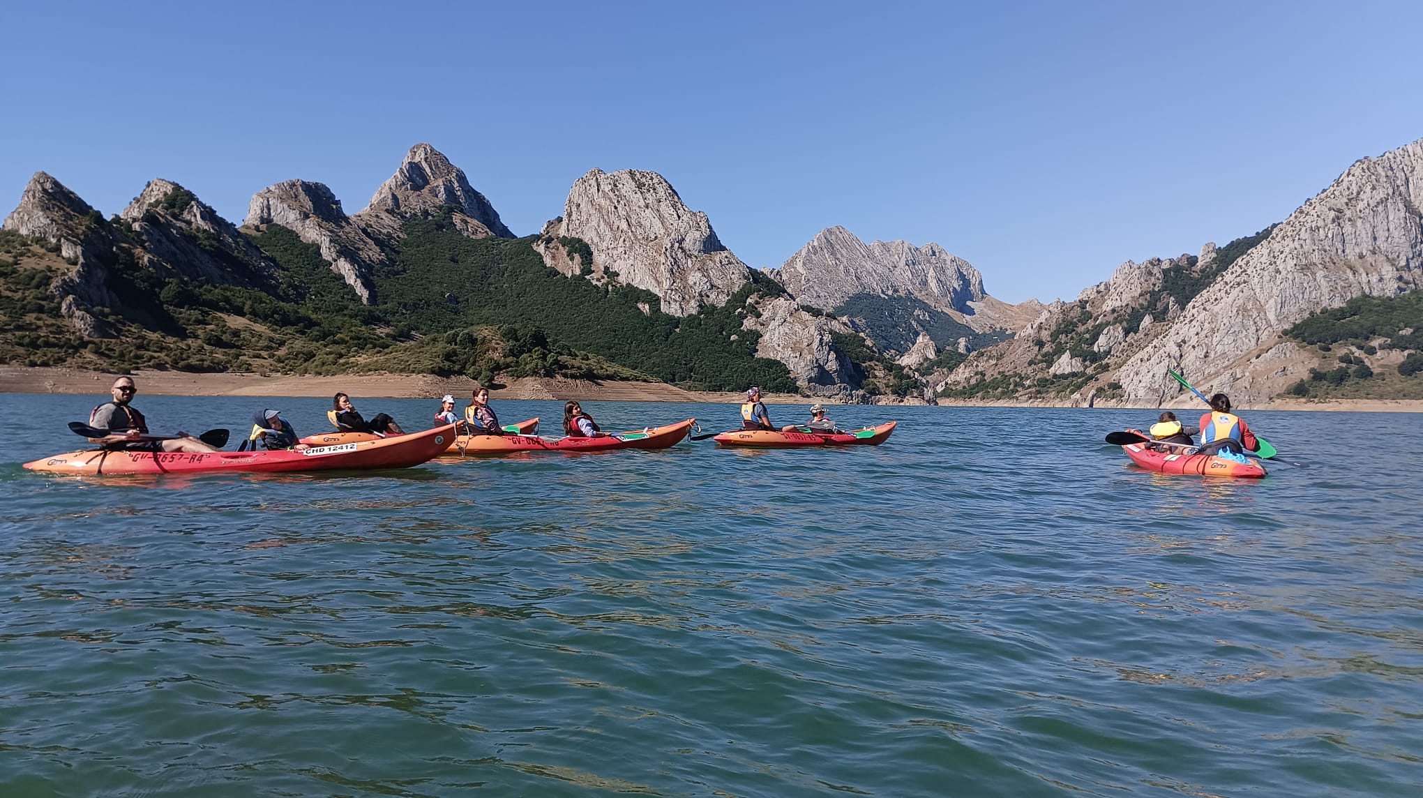 Actividad de kayak